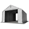 Lagerzelt 6x12 Zelthalle Industriezelt Lagerhalle PRIMEtex PVC 2300 N grau