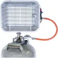 Güde - Gasheizstrahler Eco Mit Piezo Zündung, Druckregler, Schlauch, 4,4 Kw