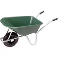 pro-bau-tec Schubkarre 10089, 100 Liter, Luftbereifung, Tragkraft 120kg