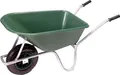 Pro-Bau-Tec Gartenschubkarre Grün 100L PP-Mulde Tragkraft 120kg