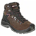 BULLSTAR Sicherheitsstiefel "TECHNO-X", Schuhgröße 47, Sicherheitsklasse S3S, braun