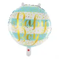 Folienballon Rund Baby Boy 45cm Babyballon Luftballon Ballon Partyballon Feier