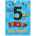 JUNAPACK Einladungskarten Auto zum 5. Kindergeburtstag Jungen Einladungen Rennauto, Einladungskarten mit einem Auto Motiv zum Geburtstag