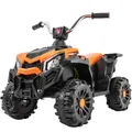 Kinder-Elektroauto Bumblequad, Kinderquad, 18 Watt, Bremsautomatik, Vorwärts- und Rückwärtsgang, LED (Orange)
