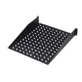 DIGITUS Fachboden 2HE 19" 20kg 370 x 88 mm schwarz für Serverschrank Netzwerk