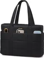 LOVEVOOK Damen Laptoptasche Tote Bag Puffer Handtasche - Groß mit 13 Taschen, für Uni Business Schule