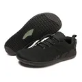Freiluftkind Das Original Camino – Sportliche Sneaker Barfußschuhe (Schwarz/Gr. 40) – Unisex Barfußschuh für Bewegung und Dynamik – Mit innovativer und atmungsaktiver Webstruktur