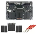 Akku für Apple Macbook Pro 13" A1706 2017 A1819 MLVP2LL 4313 mAh Genuine TI