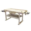 HOLZMANN-MASCHINEN Werkbank, BxHxL: 71,5 x 17 x 158,5 cm, Holz - rot