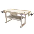 HOLZ WERKBANK WERKTISCH 1 SCHUBLADEN ARBEITSTISCH HOLZMANN WB160L