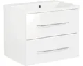 Badmöbel-Set FACKELMANN B.clever 60 cm mit Waschtisch weiß