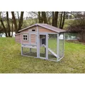 Kerbl Hühnerstall Bonny mit Metall- rahmen am Boden 181x65x118cm
