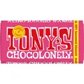 Chocolade Tony's Chocolonely melk karamel biscuit reep 180gr