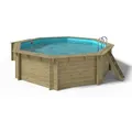 Oku Holzpool Emotion-fun Rund Ohne Zubehör, Ø 4.10 M