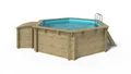 OKU Holzpool EMOTION-FUN Rund 4,1 m Höhe 1,18 m - Komplettset