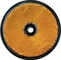 LAS Anhängerkupplung LAS Reflektor rund orange 2 Stück