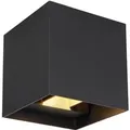 Globo LED-Außenleuchte Veronika 1-flammig Schwarz 100 x 100 mm