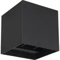 GLOBO 34168B VERONIKA Außenleuchte Aluminium Druckguss schwarz, 2x LED - Schwarz
