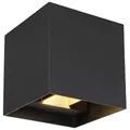 Veronika Außenleuchte Aluminium Druckguss Schwarz, 2X Led