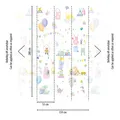 Fototapete Tiere Hasen Sterne Ballons Babyzimmer Weiß Bunt 39188-1 (7,74€/1qm)