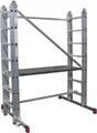 Krause 916273 CORDA Aluminium Gelenkgerüst fahrbar Arbeitshöhe (max.): 5m Silber 50kg