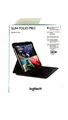 (G1) Logitech Slim Folio Pro iPad Hülle Kabellose Bluetooth Tastatur ES QWERTY