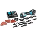 Akku-Multifunktionswerkzeug Makita 18V DTM52T1JX2, 1x 5,0 AH Akku und Ladegerät, inkl. 44-teiliges Zubehör