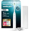 Philips Sonicare 5500 HX7110/02 Elektrische Schallzahnbürste Inkl. Reise Etui