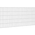 Floraworld Doppelstabmattenzaun Stärke 6/5/6 Verzinkt 103 cm x 251 cm