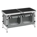 Campingtisch klappbar faltbar Gartentisch höhenverstellbar Reisetisch CPT8139szg