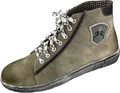 MADDOX Herren Trachten Leder Schuhe Hohe Sneaker "Marinus" | Stein Größe (EU): 50