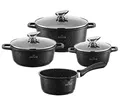 Töpfe mit Marmorbeschichtung 7 Stück | induktions Töpfe Set, Kochtöpfe, Töpfe Induktion | Kochgeschirr Set, Topfset induktionsgeeignet ZL-007016