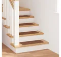 vidaXL Stufenmatte, Rutschfeste Treppenmatten 15 pcs Gelb 60 x 25 cm PP