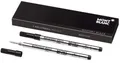 Rollerball Mine mittel 2er-Pc schwarz mystery black Montblanc 128231
