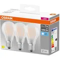 OSRAM LED-Lampe Base Classic A Filament, E27, 7,5W ersetzt 75W, neutralweiß, 3 Stück