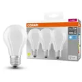 3er Pack OSRAM LED BASE E27 Lampe matt 7,5W Ersatz für 75W neutralweiß 4000K