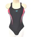 ARENA Damen Threefold V Back R One Piece Swimsuit 40 EU Schwarz anguria Bademode