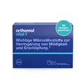 Orthomol Vital f Granulat: 27 spezifische Nährstoffe für Frauen mit Vitamin B12 & Magnesium zur Verringerung von Müdigkeit und Erschöpfung¹, fruchtiger Orangengeschmack, 15 Tagesportionen