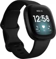 Fitbit Versa 3 40 mm schwarz am Silikonarmband schwarz [Wi-Fi]