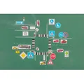 Wissner® aktiv lernen Lernspielzeug Verkehrszeichensatz magnetisch (124 Teile) Verkehrsschilder lernen, RE-Plastic®