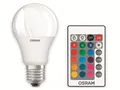 OSRAM LED-Lampe P60 mit Fernbedienung, E27, EEK: G, 9,7 W, 806 lm, 2700 K