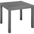 Juskys Ausziehbarer Gartentisch Laki 80 x 80 cm