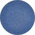 Misento Kunstrasen rund - pflegeleichter Outdoor Teppich wetterfest mit Drainage-Noppen, Filzteppich als Poolunterlage oder Balkon Teppich, 195 cm, Blau