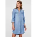 Vero Moda Jeanskleid VMSILLA blau M (38)