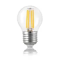 hellum Led Birnen E27, Glühbirne E27 Warmweiß mit 4,5 Watt Mini Globe Ersatz für 40W Glühlampen 470 Lumen 2700 Kelvin, Lampe E27 für Led Beleuchtung 209112 1er-pack