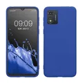 kwmobile Handyhülle für Motorola Moto E13 Hülle - TPU Case - Kabelloses Laden - Schutzhülle Cover in Baltik Blau