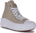 Converse Chuck Taylor All Star Move Frauen Schnürung Le wand Plattform Turnschuhe Ste – 8,5 UK - 42 EU - 10,5 US / Stein
