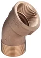 Viega Typ 3121 Rotguss-Gewindefitting Winkel 45° 3/8" IGxAG
