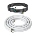 Kältebringer Kältemittelleitung 1/4" + 3/8" Zoll für Split Klimaanlagen - Kupferleitung Isoliert - Kupferrohr Montage-Set, 5-adrig (2 Meter)
