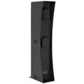 Steckdosensäule CONNECT IP44 Edelstahl schwarz 2 Steckdosen Steckdosenverteiler